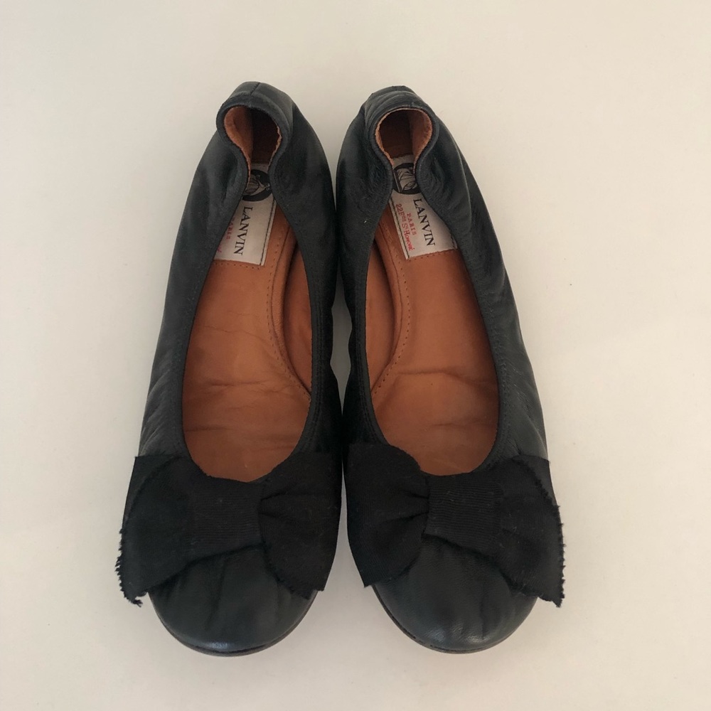 SOLD Lanvin Ballet Flats 38, Black